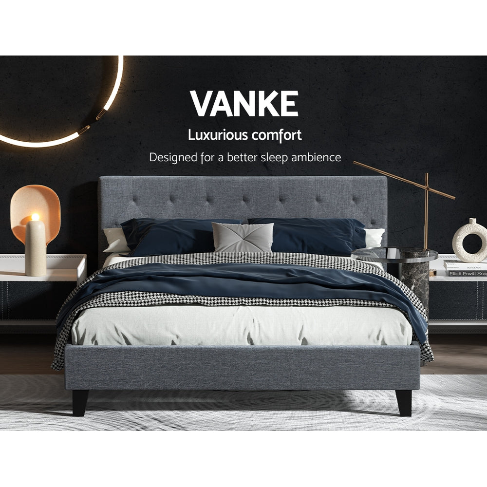 Finch Tufted Bed Head – Brown – Queen