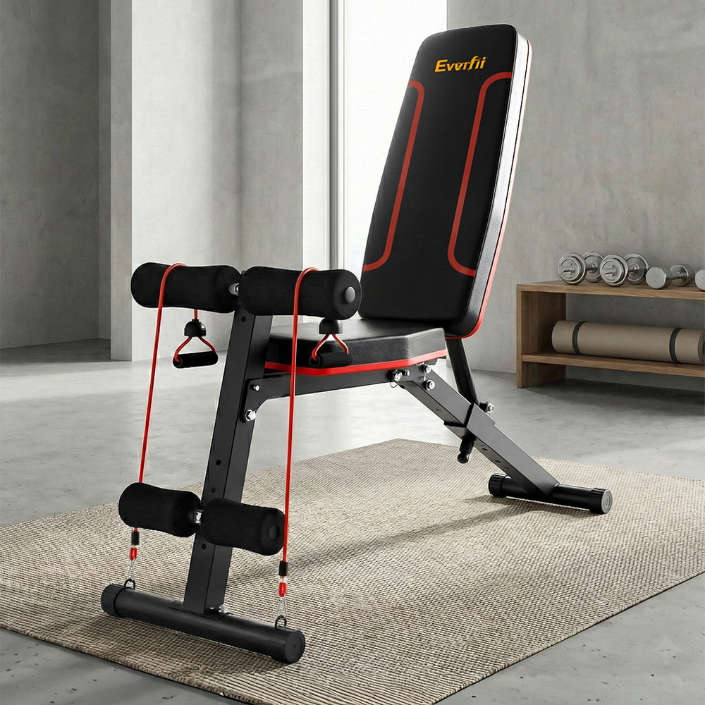 Weight Bench Adjustable FID Bench Press Home Gym 150kg Capacity