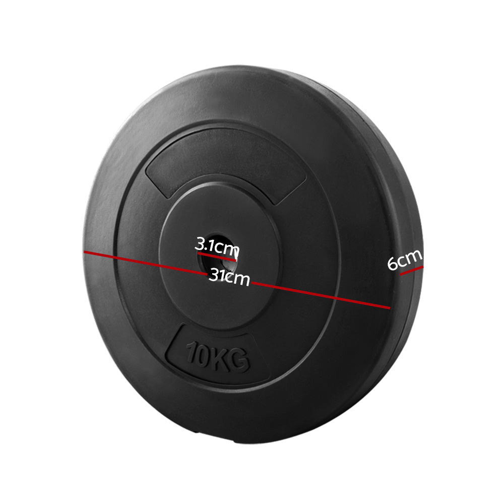 Atlas Weight Plates – Black – 10 kg Set
