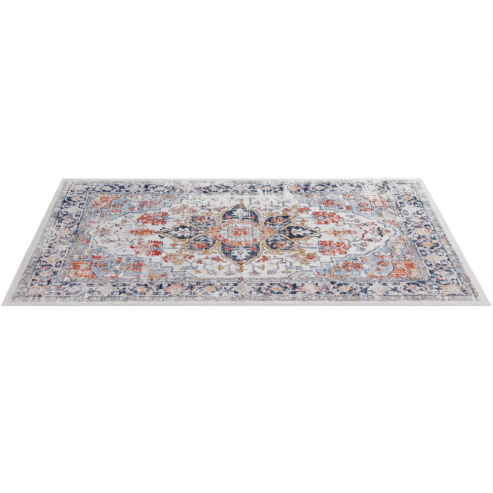 Marston Washable Floor Rug – Multi – 240 x 340 cm
