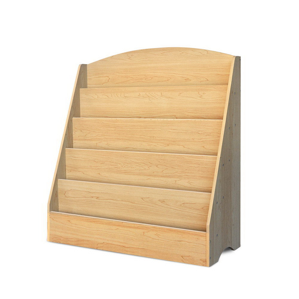 Atlas Kids Bookshelf – Brown – 5 Tier