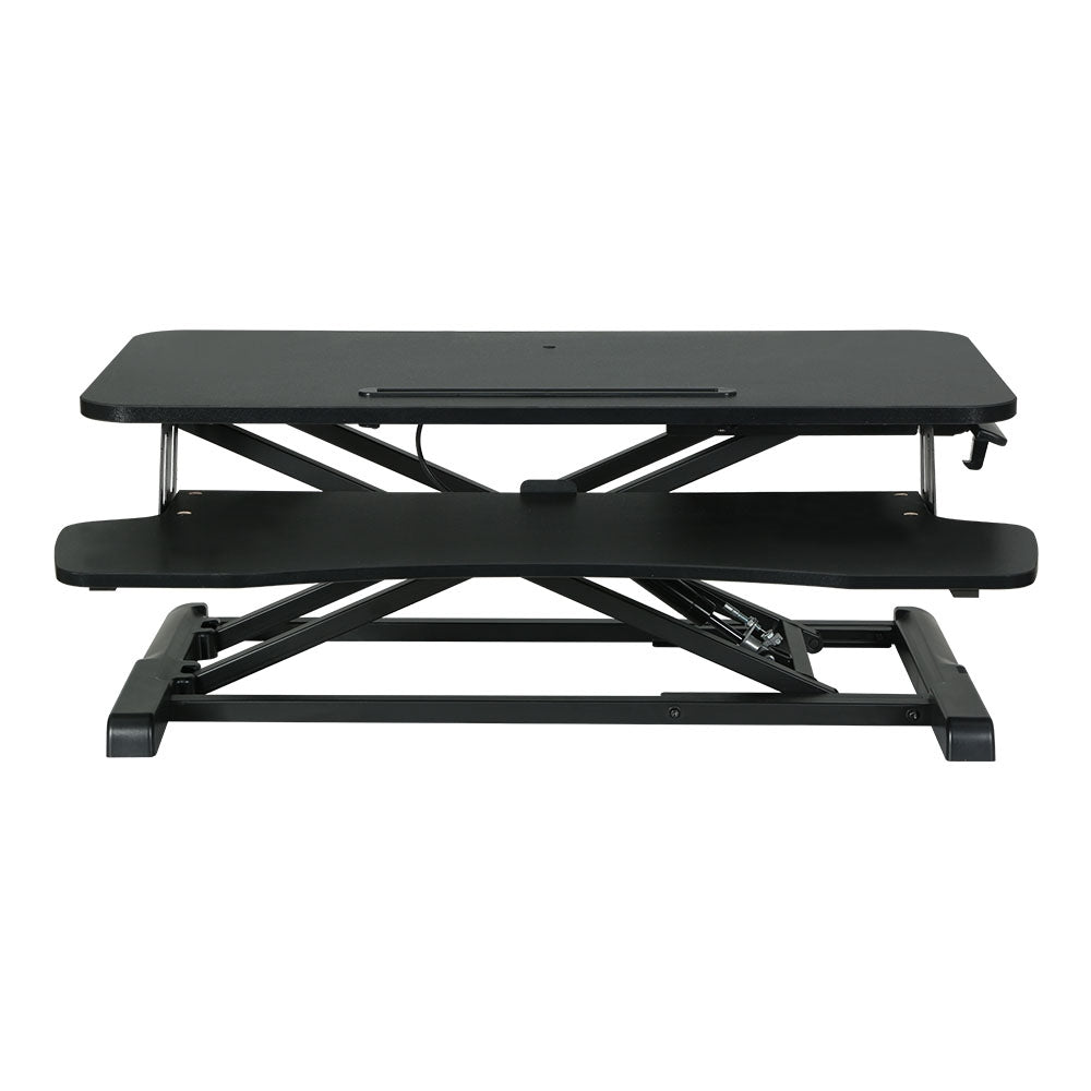 Halston Height Adjustable Desk Riser – Black – 80 cm