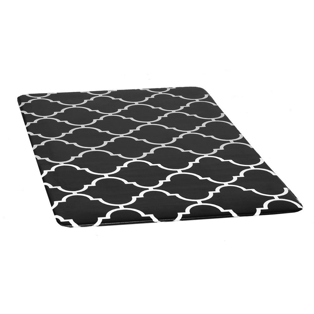 Callan Modern Rug – White – 45 × 75 cm