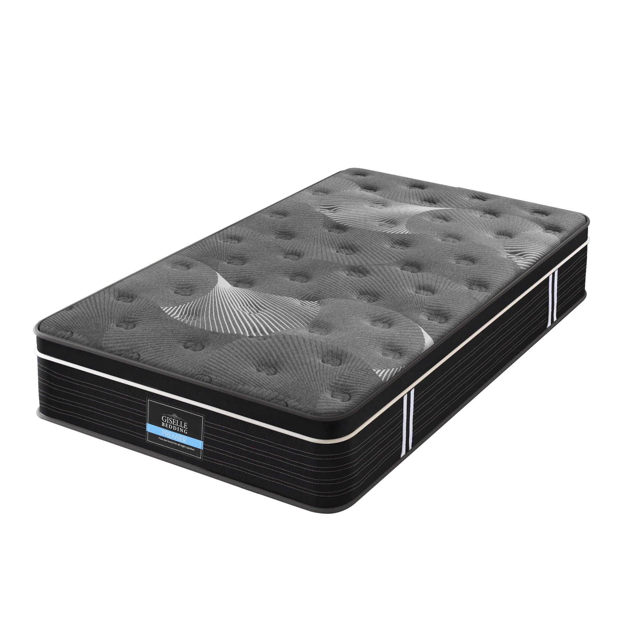 Atlas Euro Top Mattress – Black – King Single