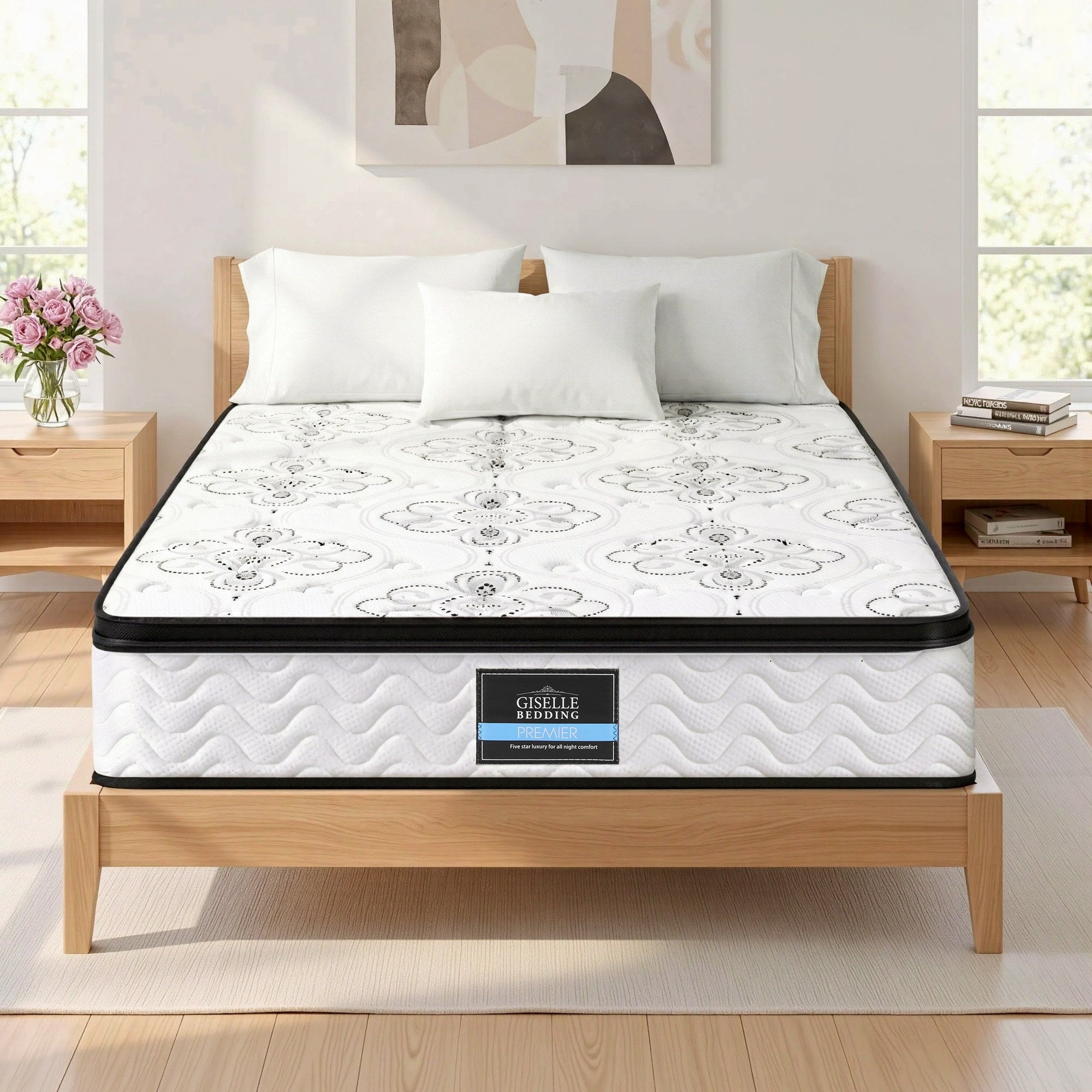 Atlas Mattress 30cm Pocket Spring Euro Top Medium Firm Foam – Queen
