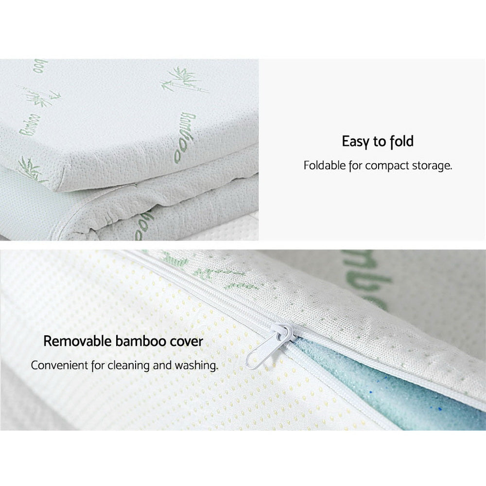 Soothe Gel Foam Mattress Topper – Blue – King