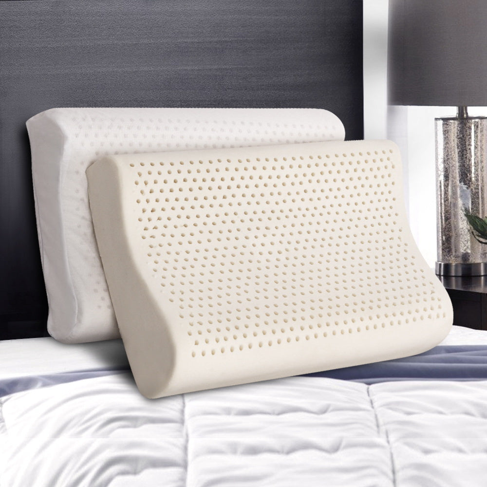 Natural Latex Pillow 2 - Zone Twin Pack