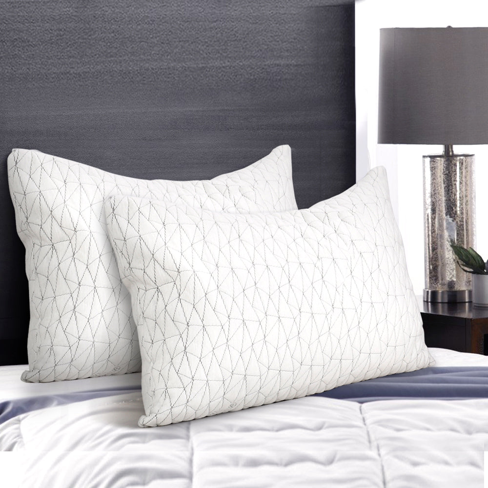 Memory Foam Pillow Twin Pack – Single