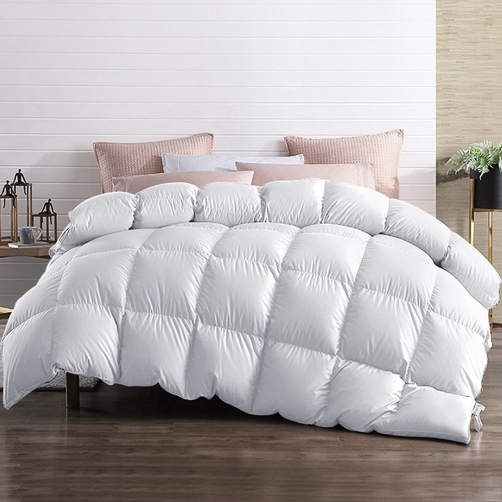 Arlo 700GSM Goose Down Feather Quilt – Queen