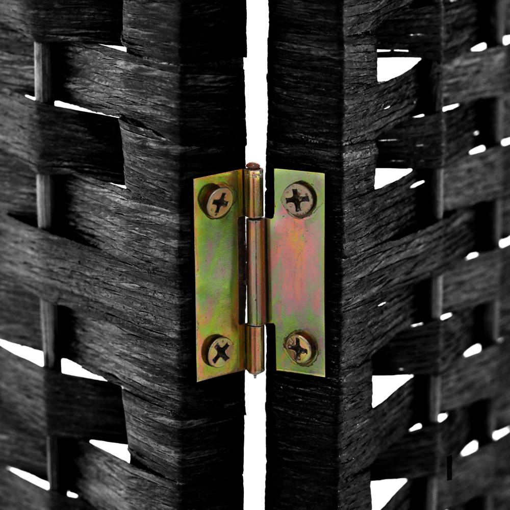 Cove Room Divider Screen – Black – 6 Panel