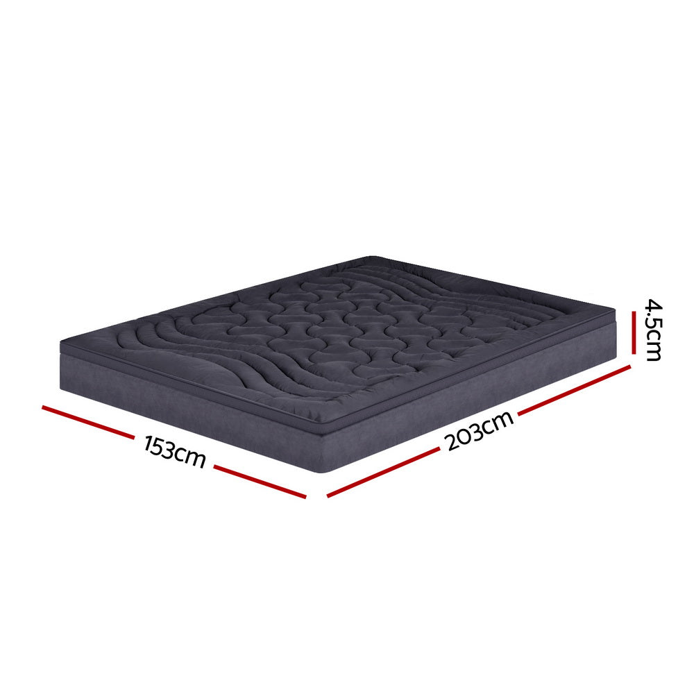 Alderon 3-Zone Mattress Topper – Beige / Cream – Queen