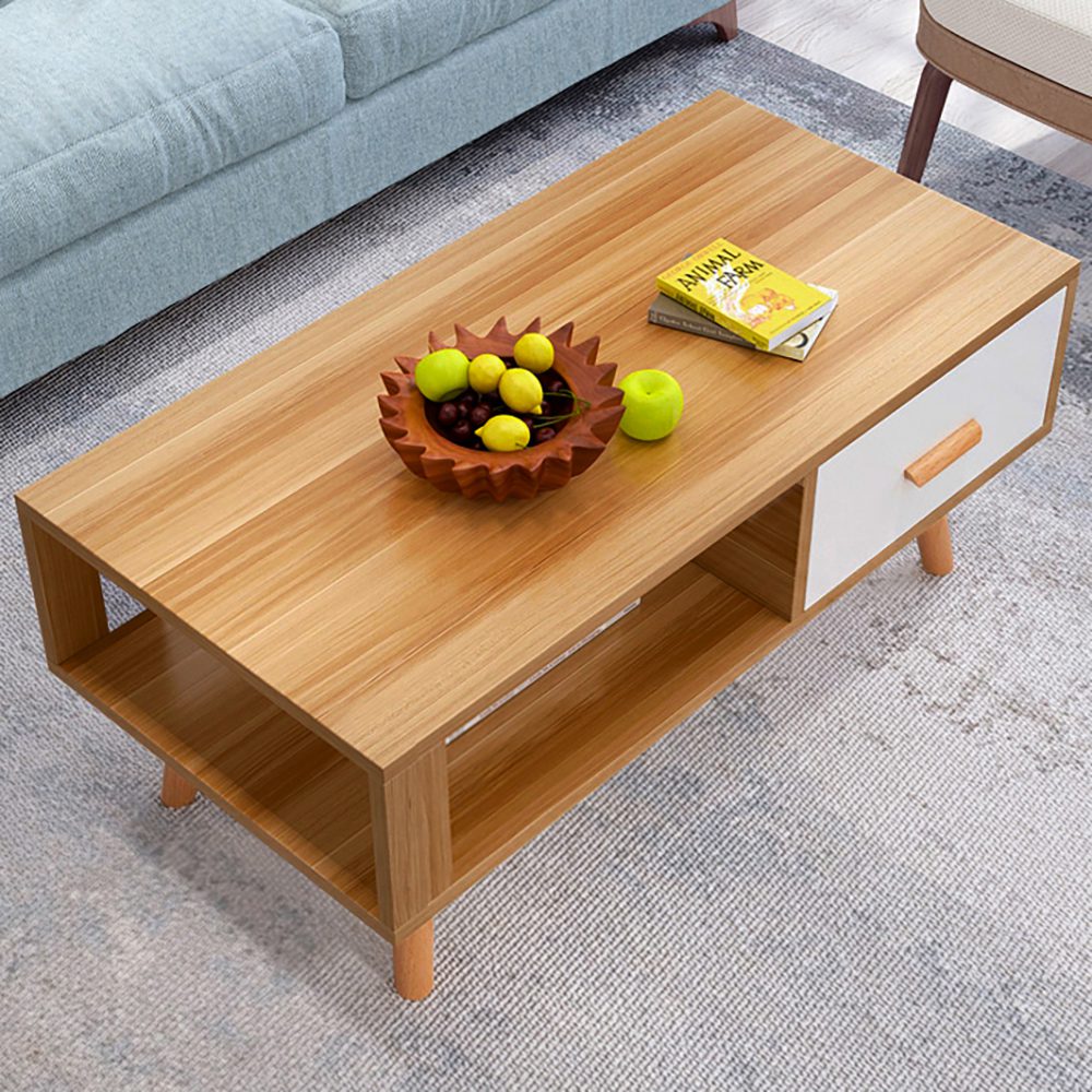 Nordic Coffee Table – White – 100 cm