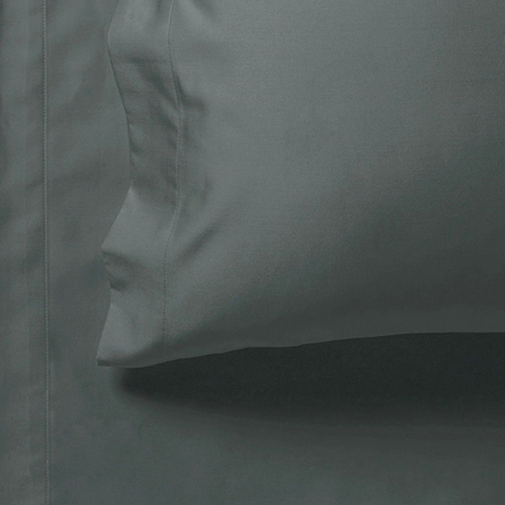 Haven Ultra Soft Fitted Sheet & 2 Pillowcases Set – Charcoal – King