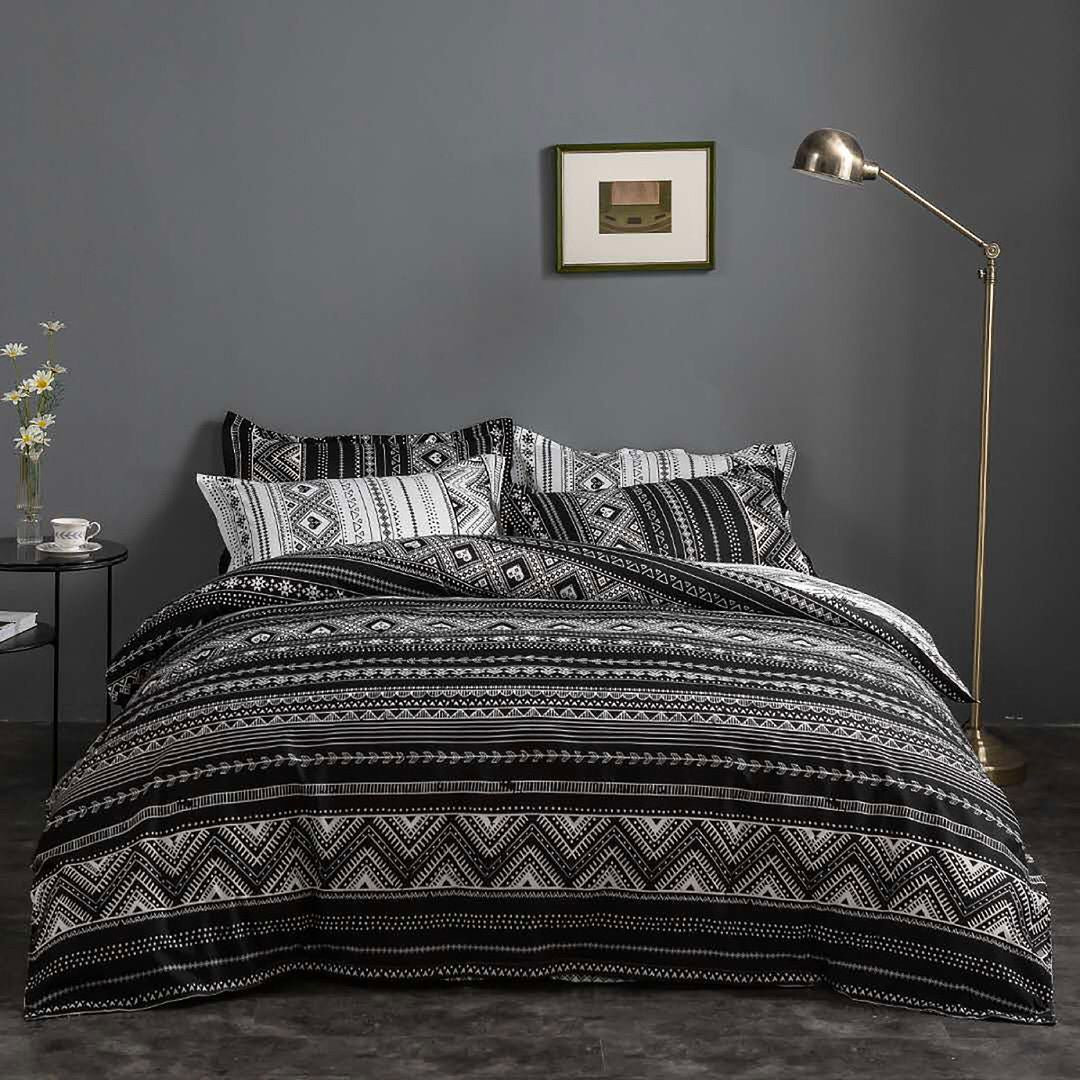 Solenne Reversible Quilt Cover / Duvet Cover Set – Queen