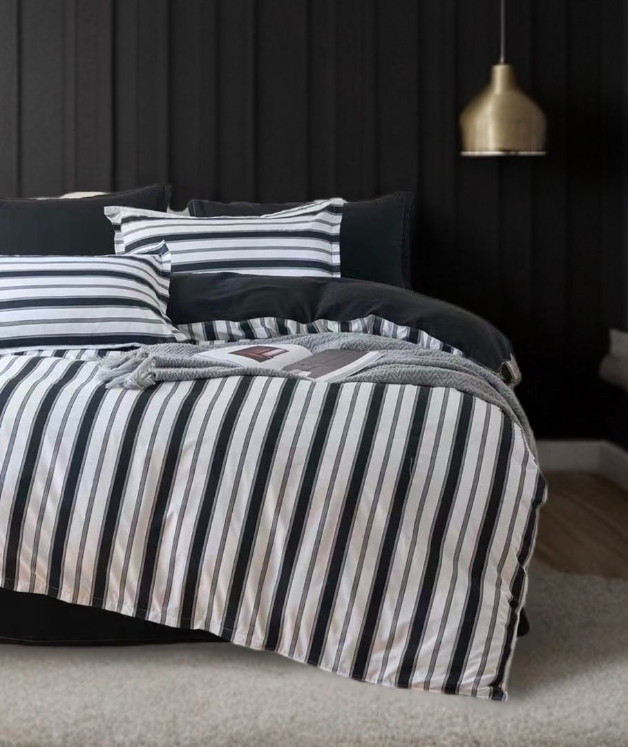Ascar Striped Quilt Cover Set – Multi – Queen