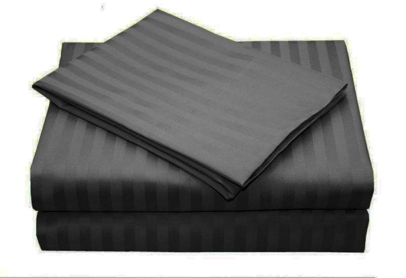 Arlo Ultra Soft Striped Quilt Cover Set – Grey – King