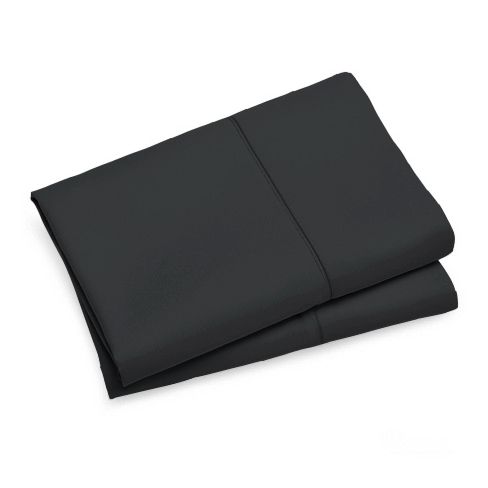 Linden Premium Pillowcases – Black – Queen