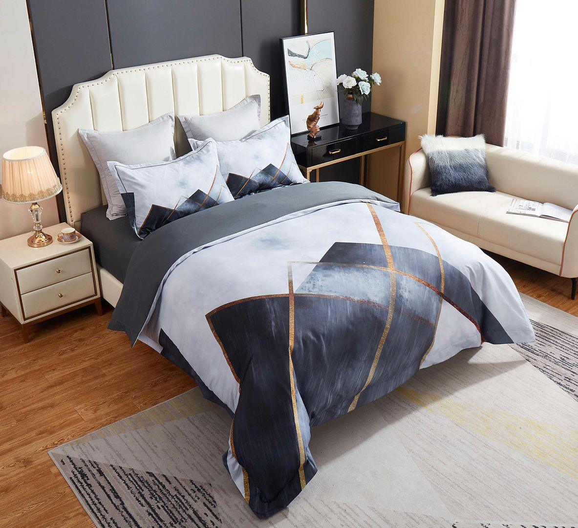 Dakuta Quilt Cover Set – Multi – Queen