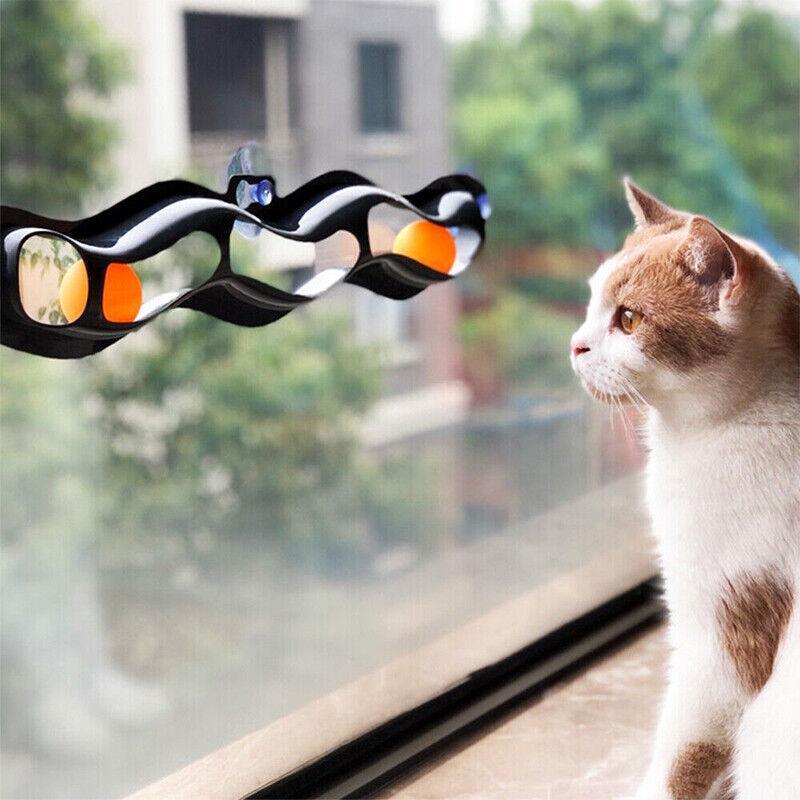 Zenith Interactive Cat Track Ball Toy – Multi – Standard