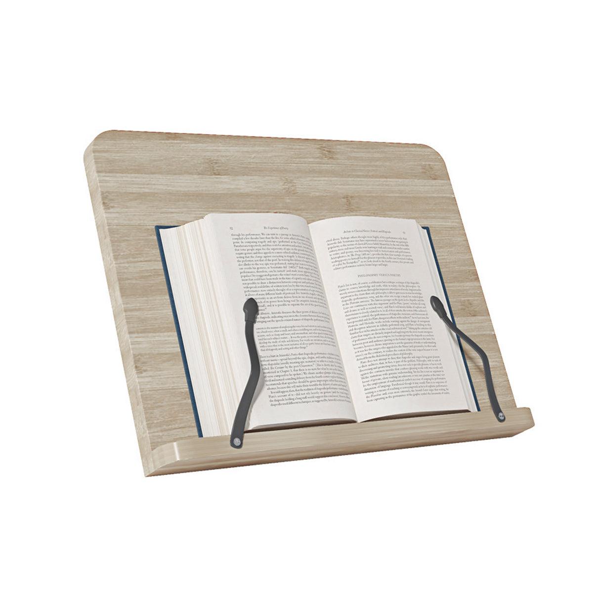 Rowan Wooden Adjustable Reading Stand – Brown / Wood – Small