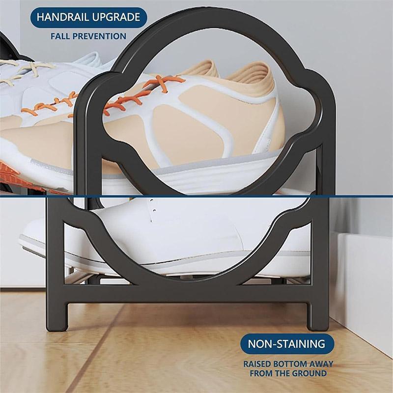 Breton Shoe Rack – White – 4 Tier
