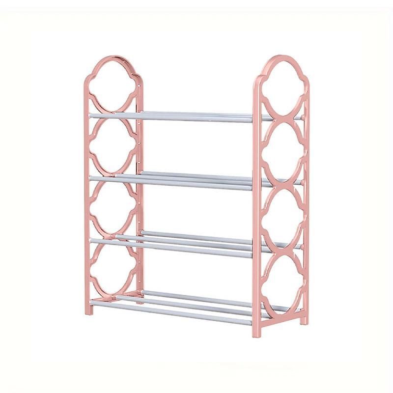 Breton Shoe Rack – White – 4 Tier