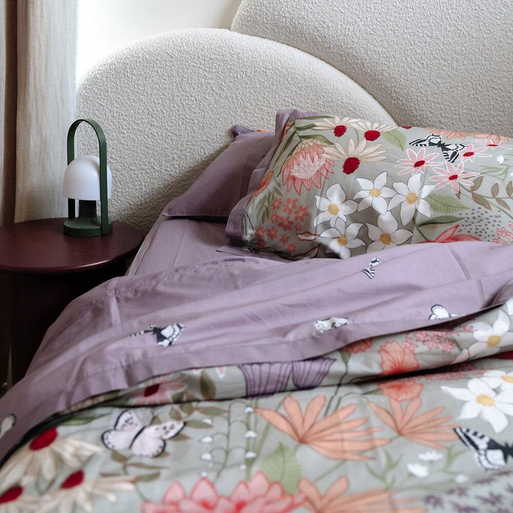 Serena Cloud Cotton Quilt Cover Set – Multi – Single