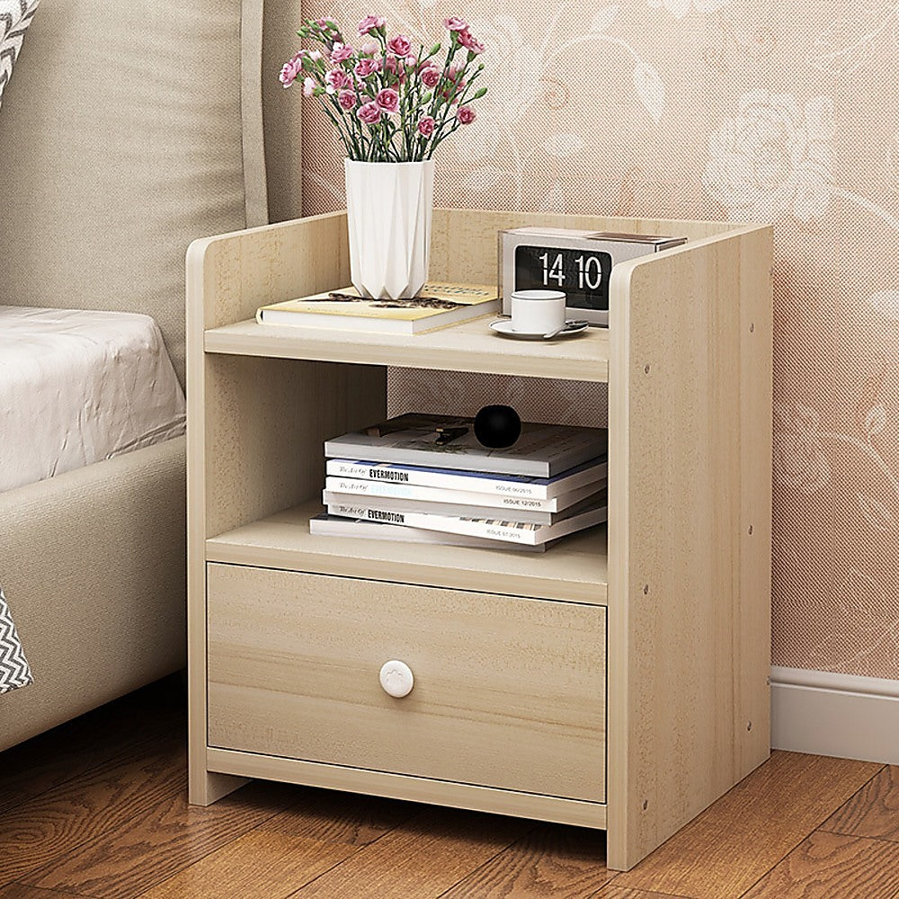 Halston Bedside Table – Brown – Standard