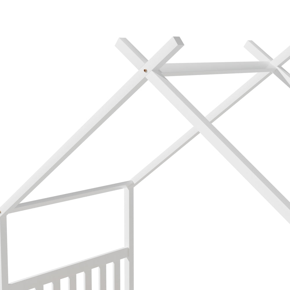Kensington Kids Bed Base – White – Kids