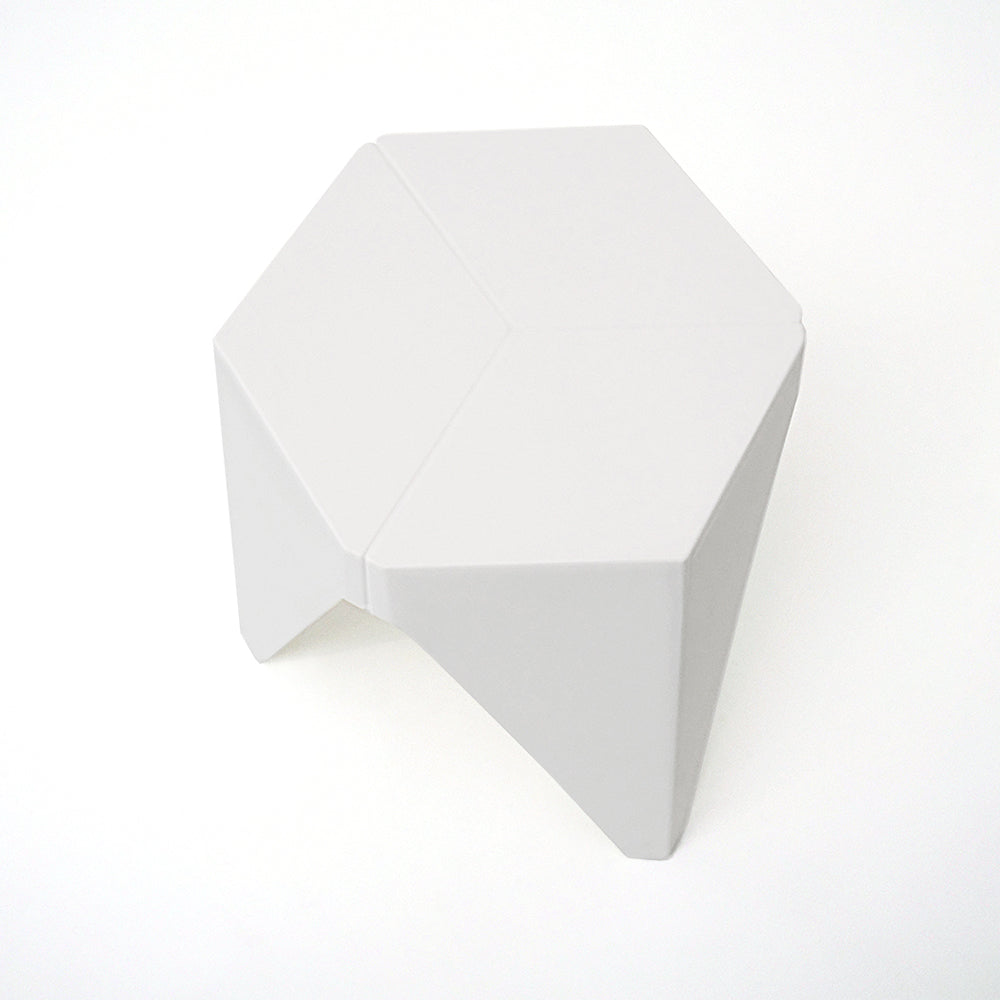 Nova Stackable Stools – White – Set of 2