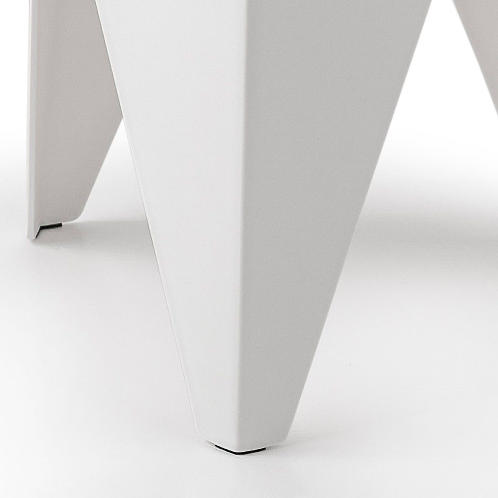 Cove Puzzle Stackable Stools – White – Set of 4