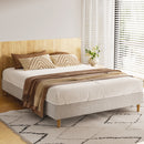 Bed Frame Beige ZORA – Queen