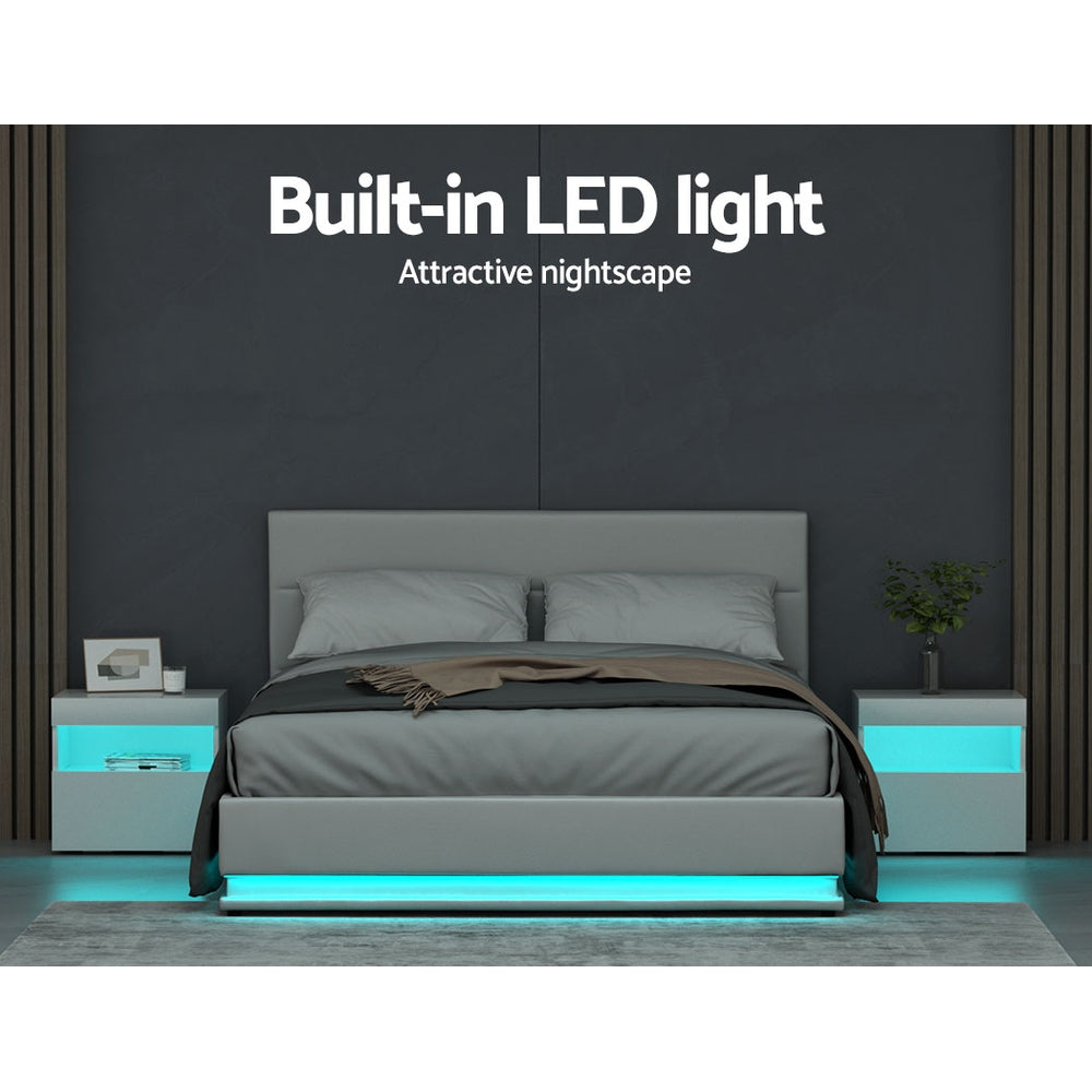 North Bed Base – White – Queen