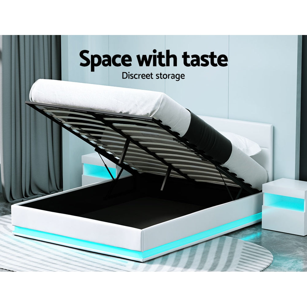 North Bed Base – White – Queen