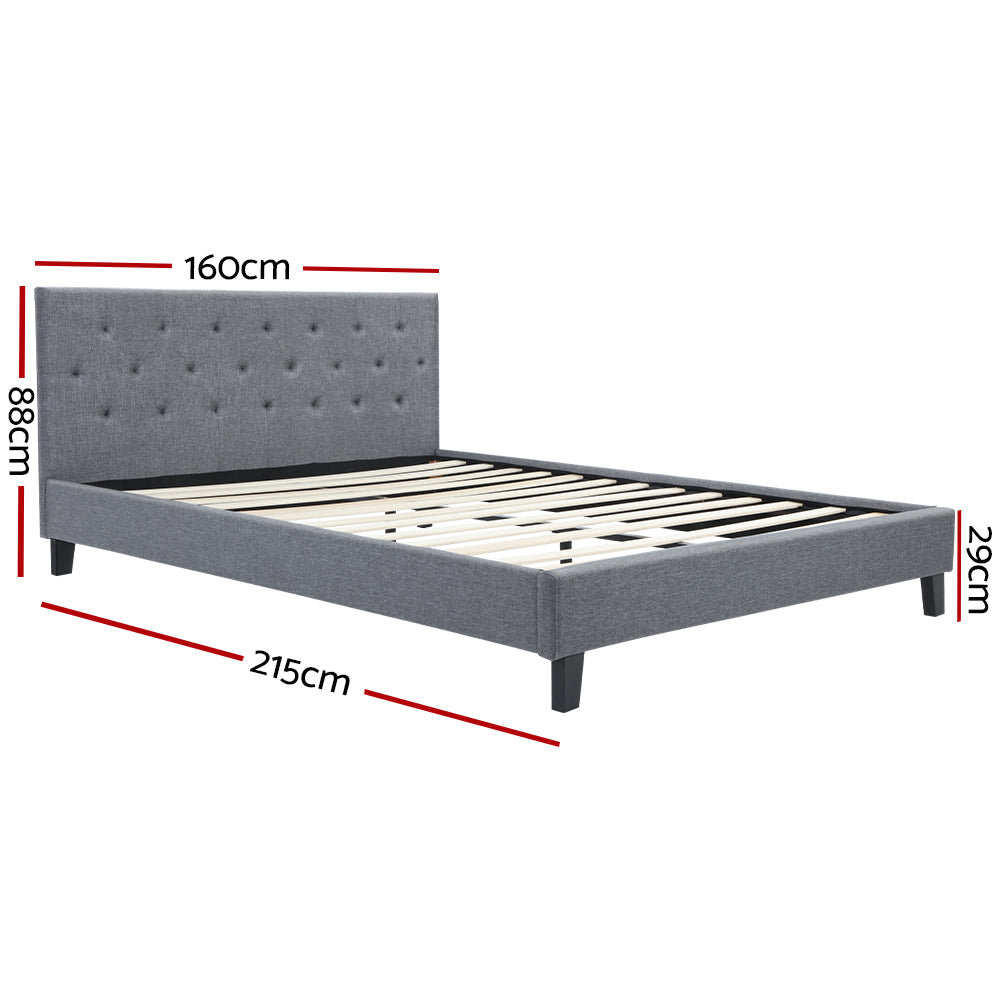Finch Tufted Bed Head – Brown – Queen