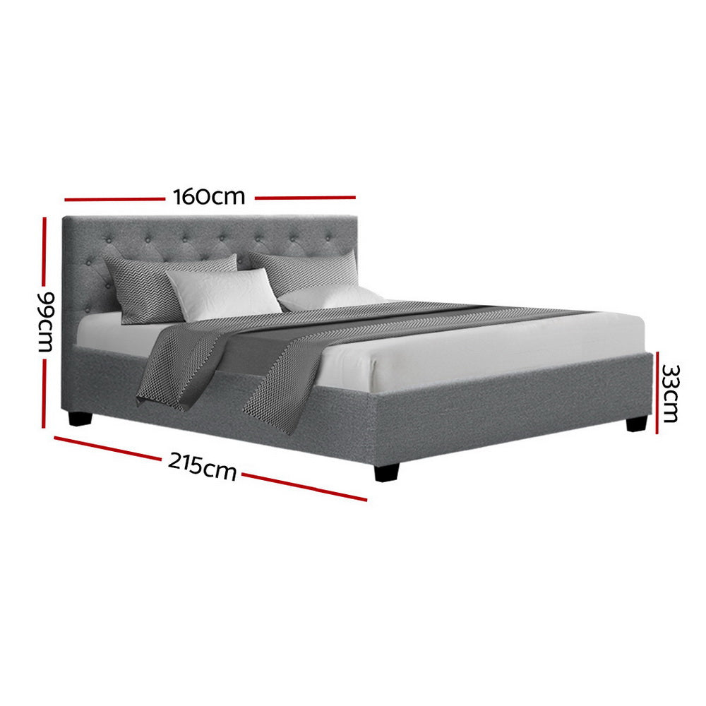 Briar Tufted Bed Head – Brown – Queen
