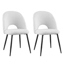 Arlo 1 Set of 2 Dining Chair Boucle Sherpa