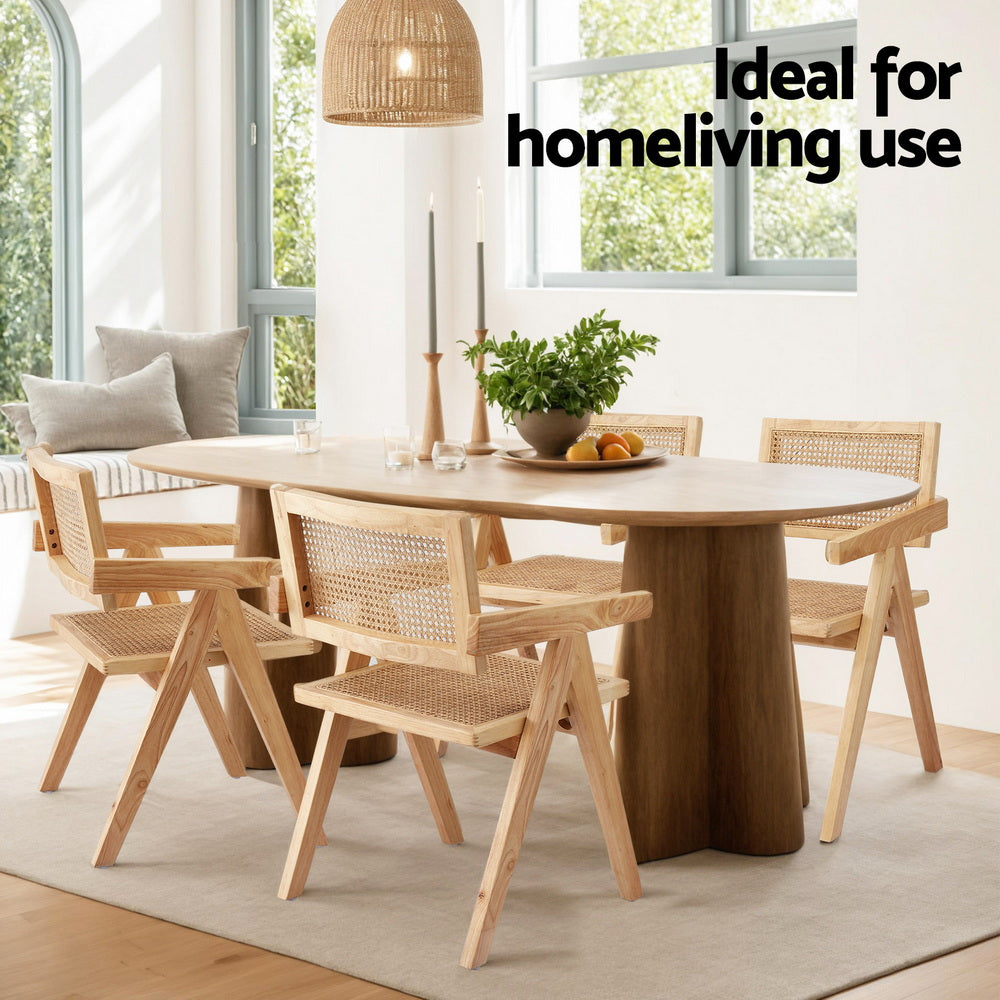 Rowan Dining Chairs – Natural – Set of 4