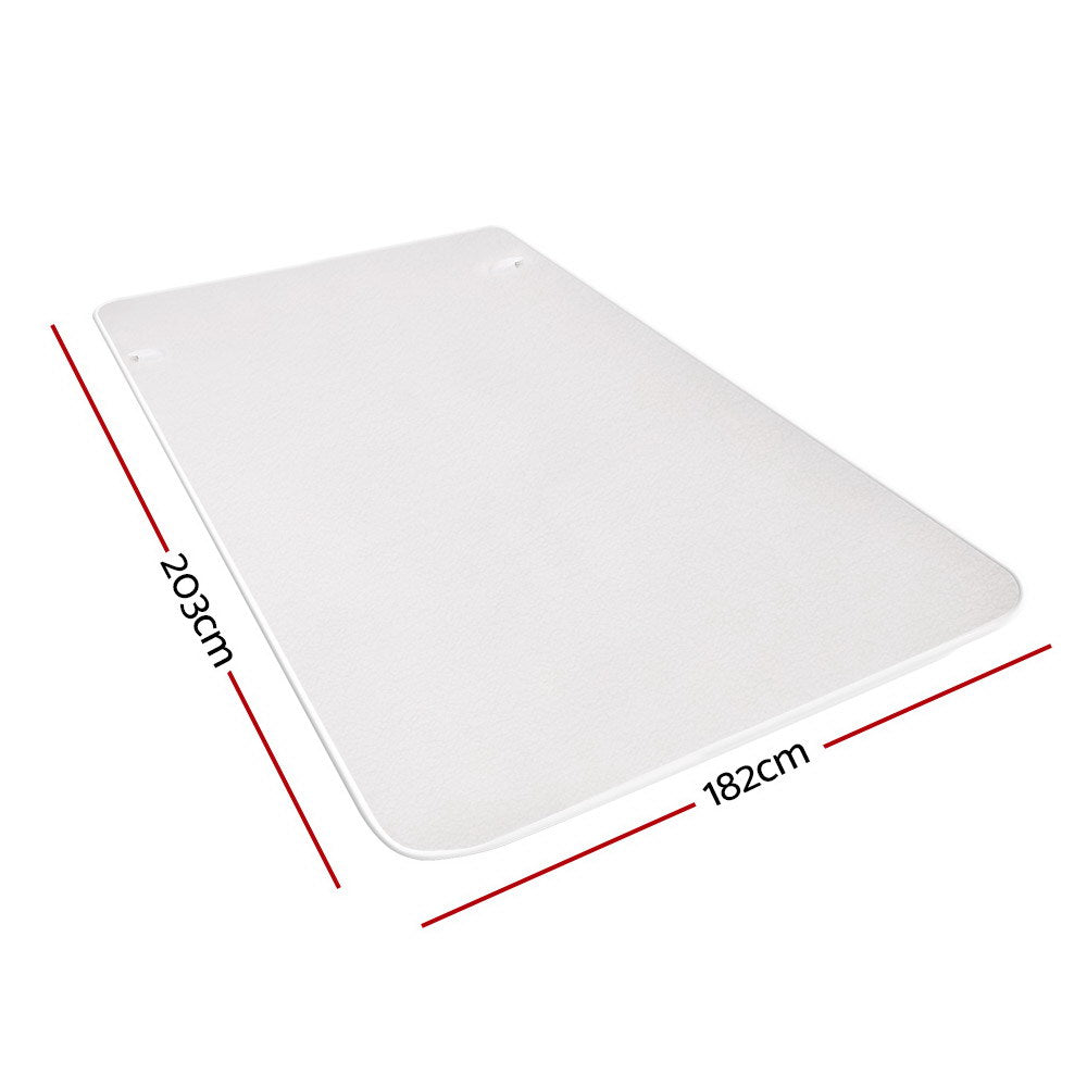 Giselle Electric Blanket Fleece – White – King