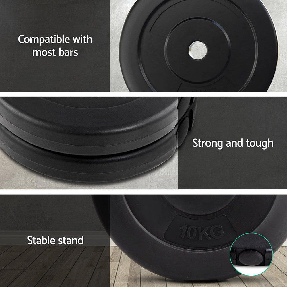 Arlo Weight Plates – Black – 40kg Set