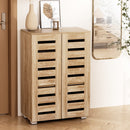 Shoe Rack Cabinet 20 Pairs 5 - tier Wood Alster