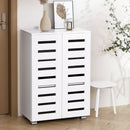 Shoe Rack Storage Cabinet 20 Pairs 5 - tier White Alster