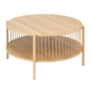 Coffee Table 2 - Tier Round Wood