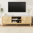 Arlo TV Unit Entertainment Unit Storage Drawer Shelf 150cm Pine