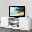 Atlas TV Cabinet Entertainment Unit 120cm White Anita