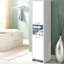 Bathroom Cabinet Storage 185cm White