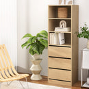Arlo 3 Chest of Drawers Tallboy Cabinet Pine