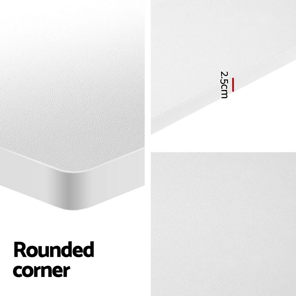 Fiora Electric Sit Stand Desk – White – 140 cm