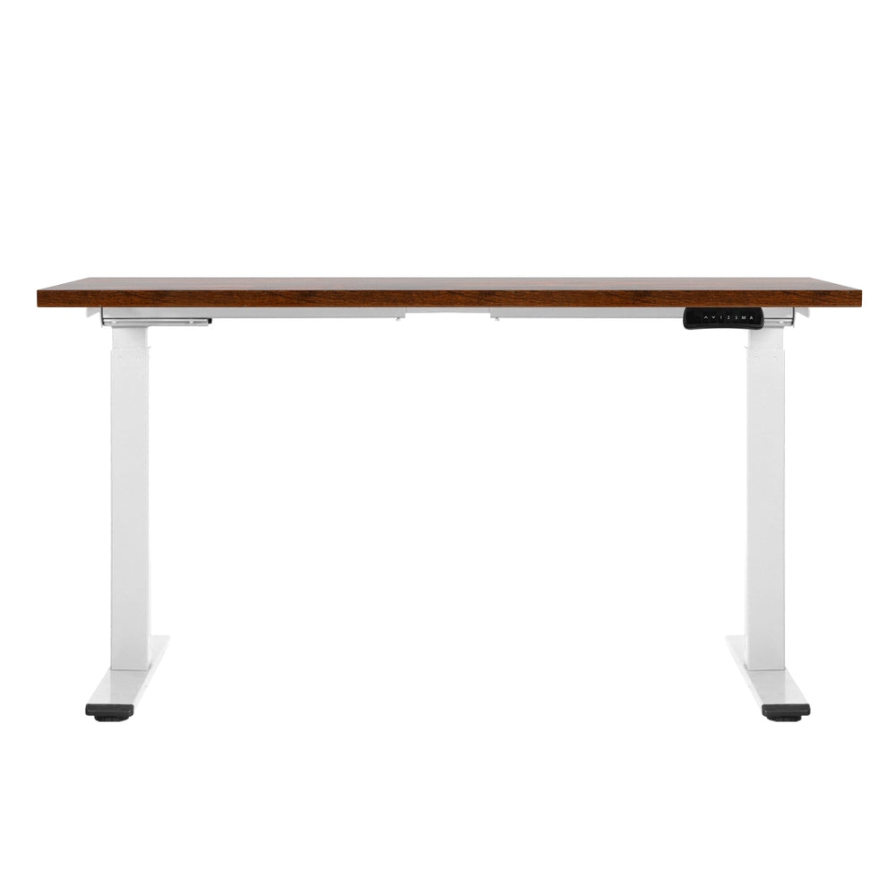 Valderon Electric Sit Stand Desk – Brown / Wood – 120 cm