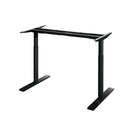 Standing Desk Frame Only Dual Motor Motorised Adjustable 125KG Load Black